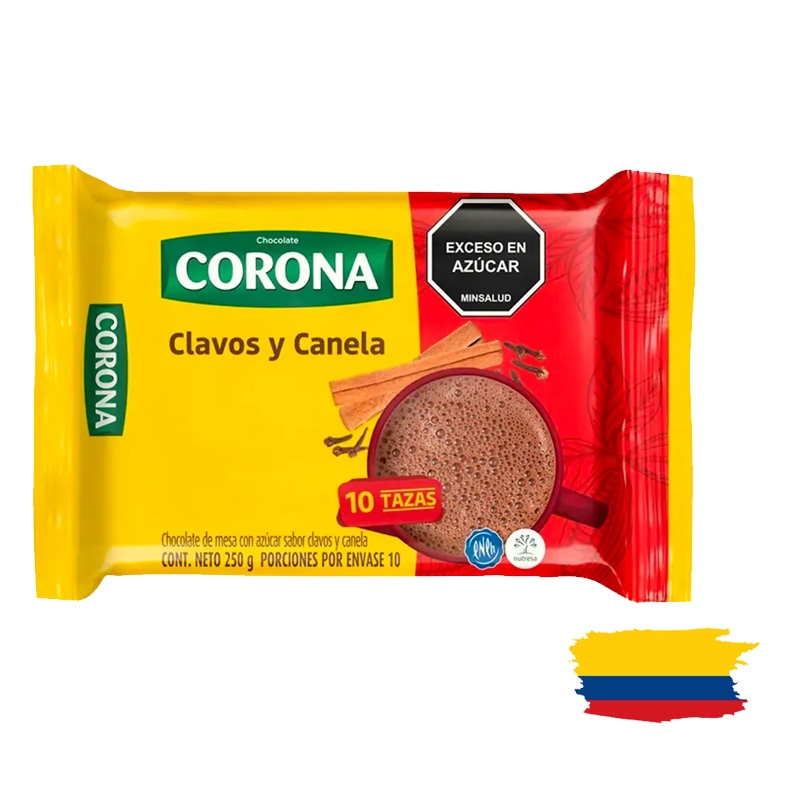 CLOVES AND CINNAMON / CHOCOLATE CORONA CLAVOS CANELA 250 Gr
