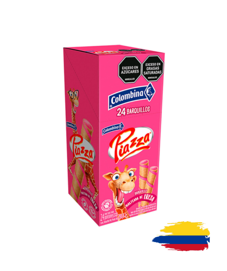 PIAZZA BARQUILLO MALTEADA DE FRESA 12GR