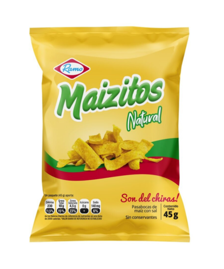 MAIZITOS NATURAL 45Gr