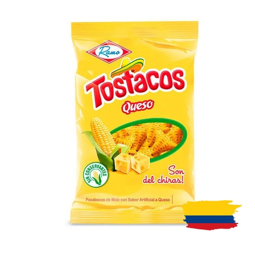 [2.5M] TOSTACOS QUESO / CHEESE TOSTACOS 38 Gr