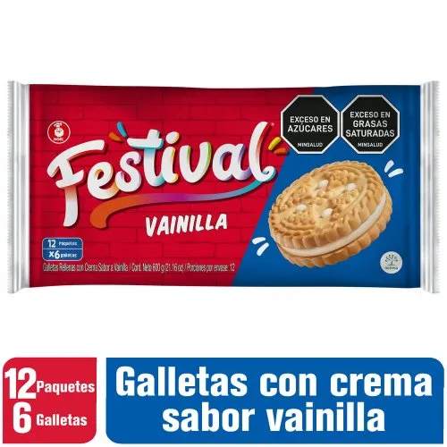 VANILLA COOKIE / GALLETA DE VAINILLA FESTIVAL 50 Gr